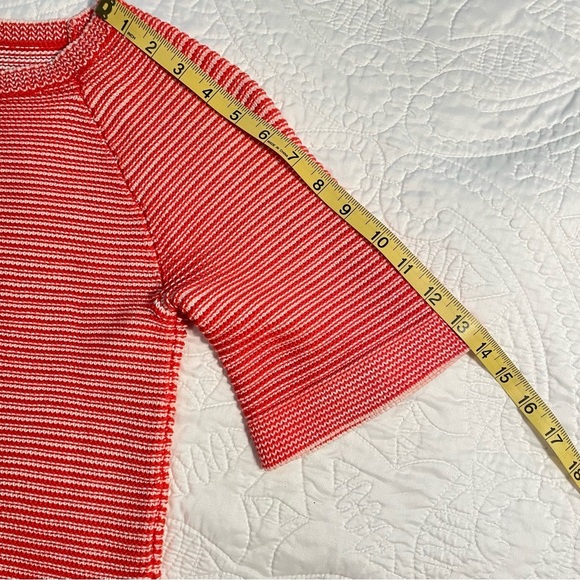 WORTH New York Pullover Knit Cotton Sweater in Red/Orange Size P - Picture 8 of 11